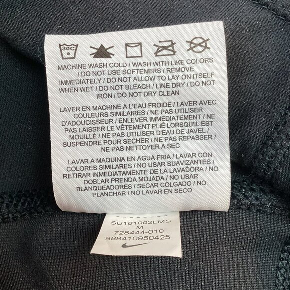 Nike Dri-Fit Womens Medium Legend Pant Recycled Polyester Spandex Black - Picture 11 of 11